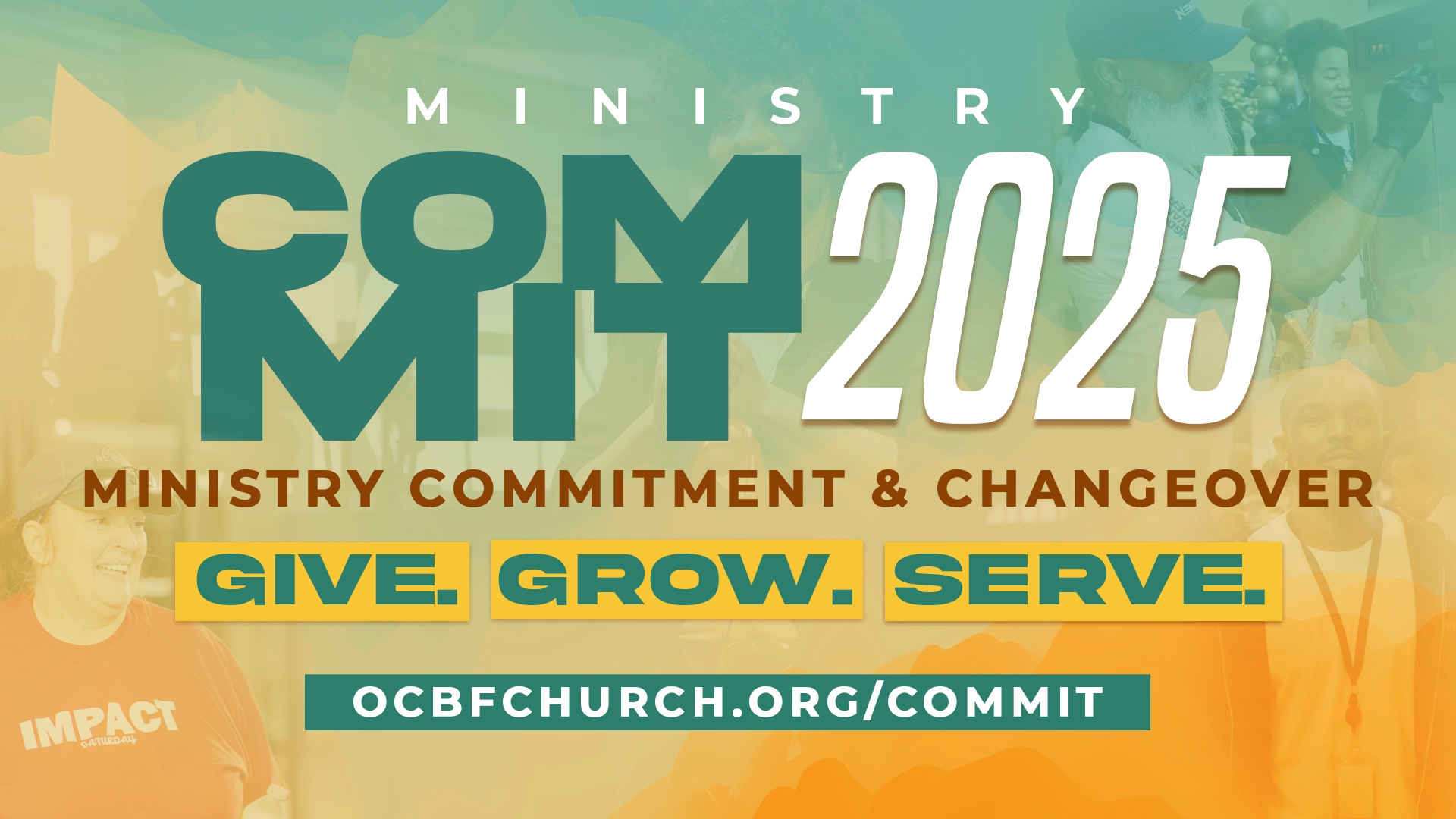 Ministry Commitment and Changeover Month